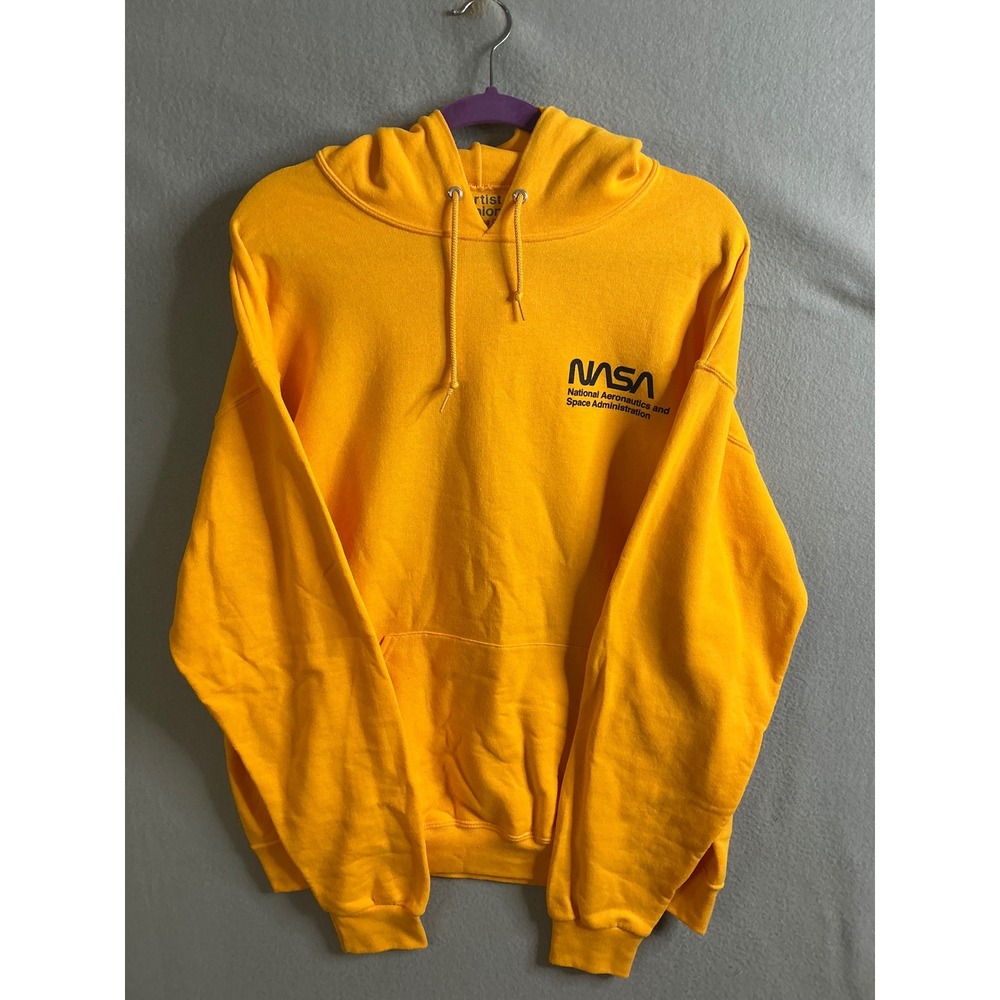 Artist Union NASA Hoodie Men's Medium Space Program Graphic Print‎ Pullover